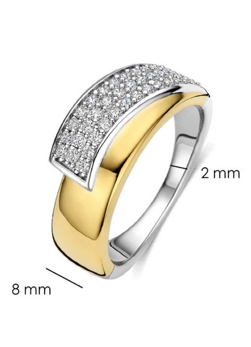 TI SENTO - Milano Ring verguld 12454ZY - detail 3 goud