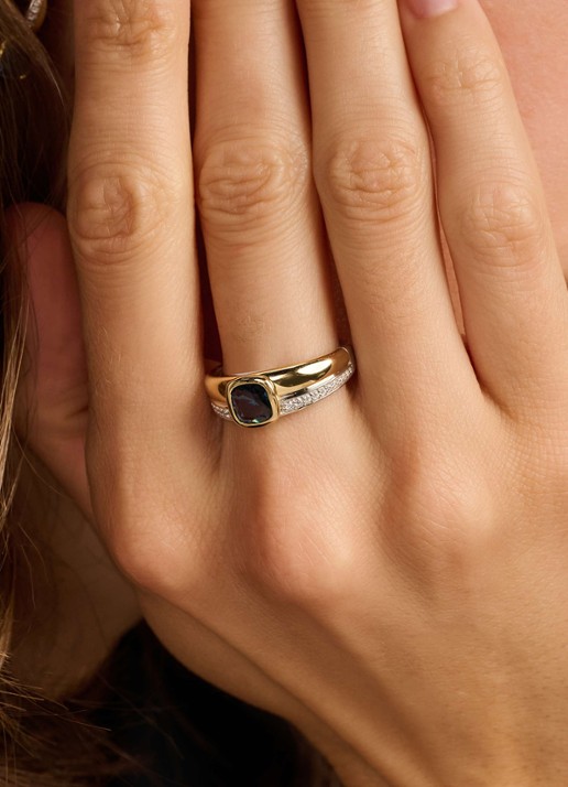 TI SENTO - Milano Ring verguld 12462DB - voorkant 5 zilver