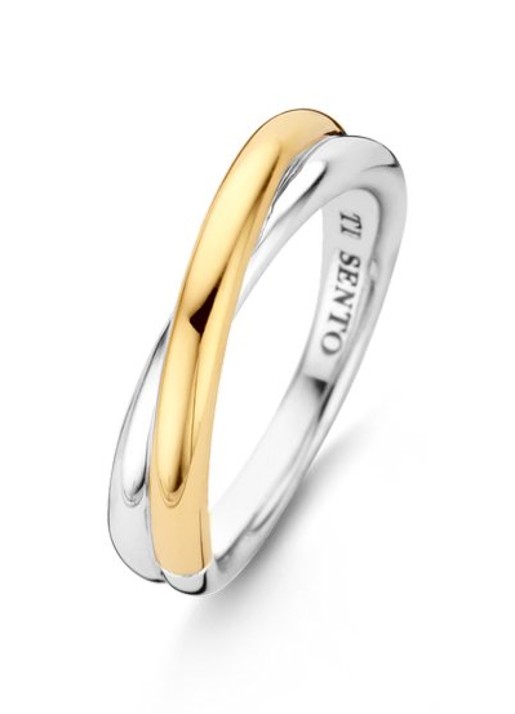 TI SENTO - Milano Ring verguld 1953SY - voorkant 8 goud