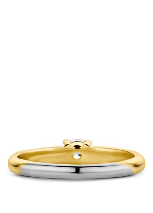 TI SENTO - Milano Ring verguld met zirkonia 12212ZY - detail 5 goud