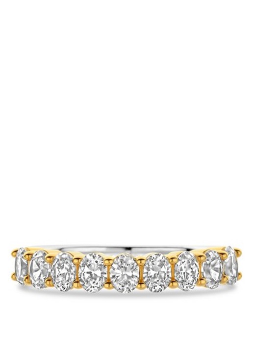 TI SENTO - Milano Ring verguld met zirkonia 12339ZY - detail 2 goud