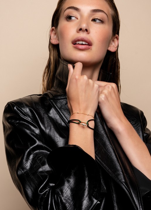 TI SENTO - Milano Schakelarmband verguld 2974ZY - voorkant 5 goud