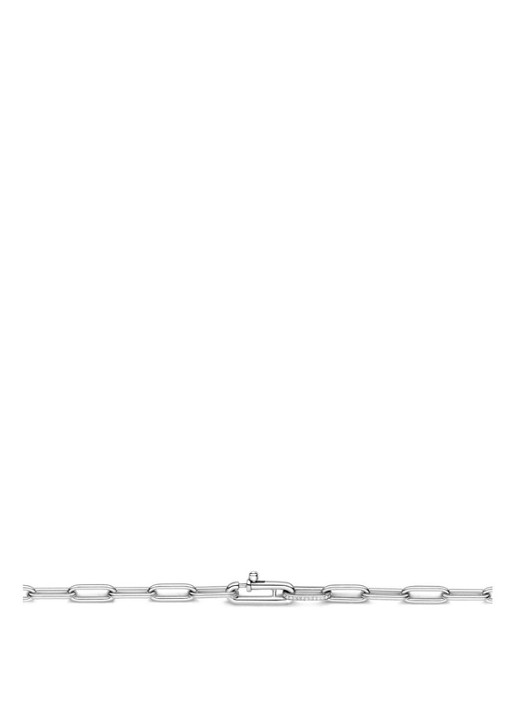 TI SENTO - Milano Schakelketting van zilver 3947ZI - detail 3 zilver