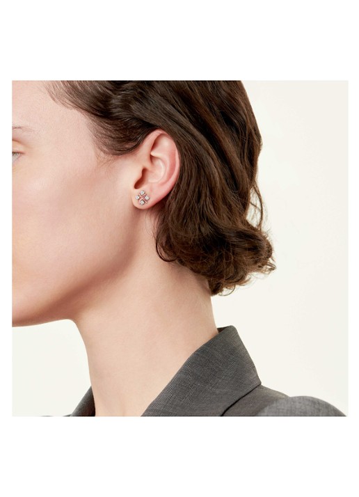 Tiffany & Co. 16 Stone oorstekers van 18 karaat roségoud met diamant 63418 - detail undefined