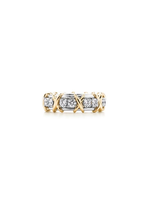 Tiffany & Co. 16 Stone ring van 18 karaat geelgoud met diamant 22011