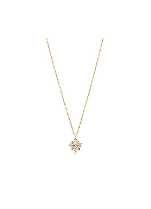 Tiffany & Co. 16 Stone Tiffany ketting van 18 karaat geelgoud met diamanten 45662 - detail undefined