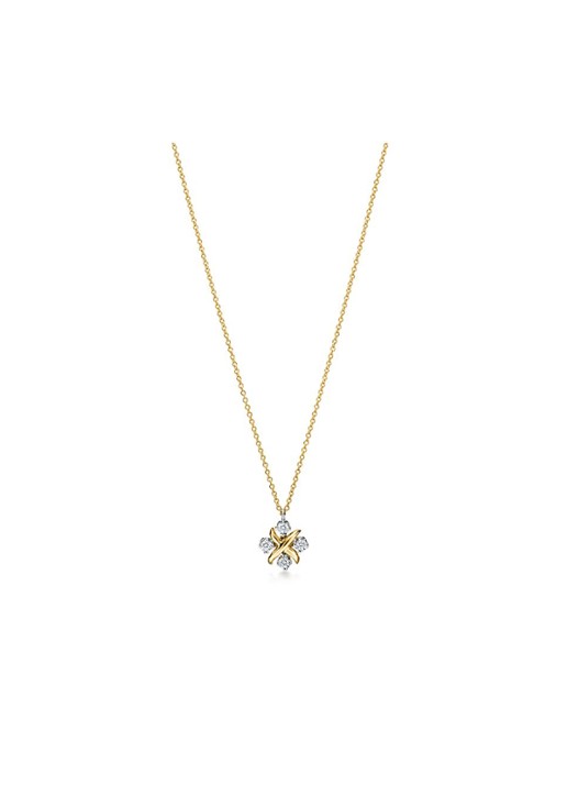 Tiffany & Co. 16 Stone Tiffany ketting van 18 karaat geelgoud met diamanten 45662
