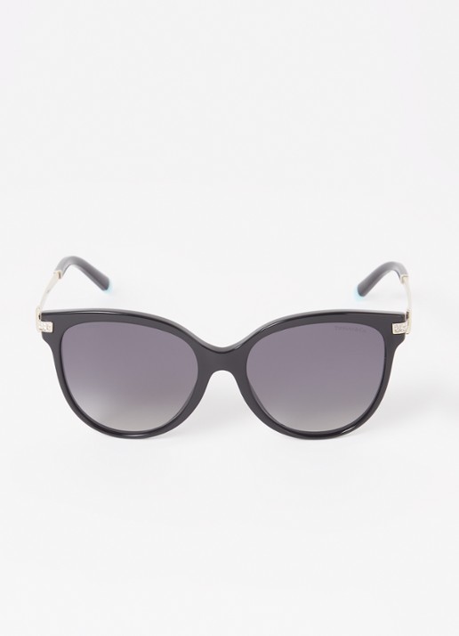 Tiffany & Co. Butterfly zonnebril gepolariseerd TF4193B  - detail 3 zwart