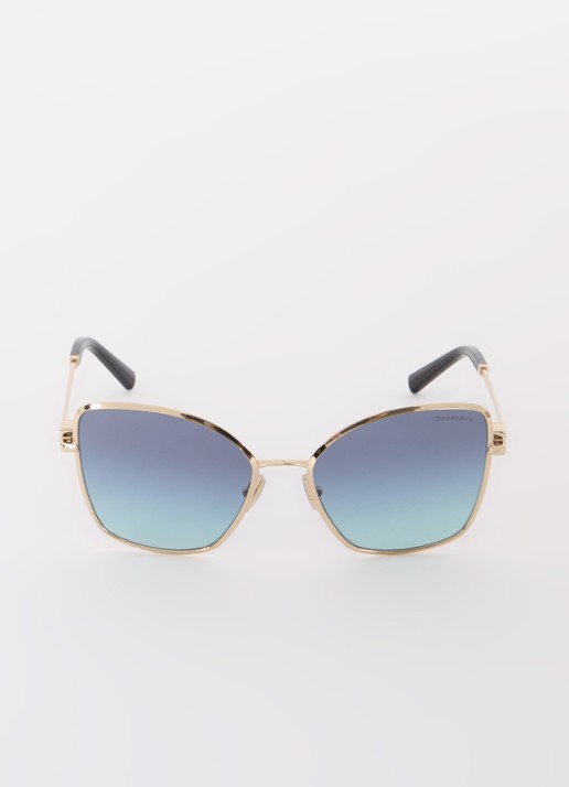 Tiffany & Co. Butterfly zonnebril TF3102B - detail goud
