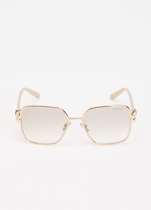 Tiffany & Co. Butterfly zonnebril TF3122 - detail goud