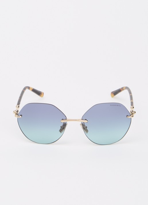 Tiffany & Co. Butterfly zonnebril TF3123 - detail 2 goud