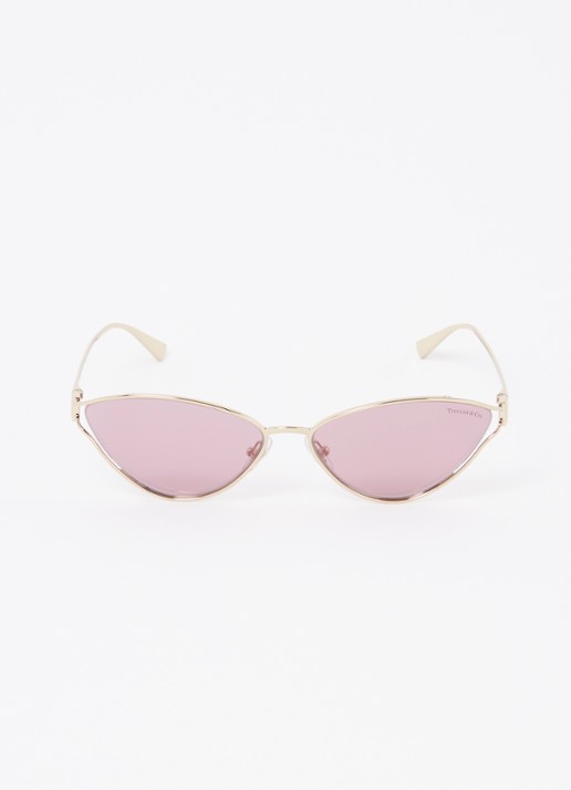 Tiffany & Co. Cat Eye zonnebril TF3095   - detail goud