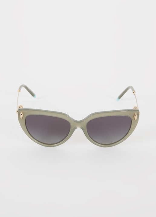 Tiffany & Co. Cat eye zonnebril TF4195  - voorkant 2 bronsgroen