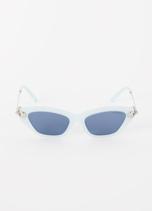 Tiffany & Co. Cat Eye zonnebril TF4231U - detail lichtblauw