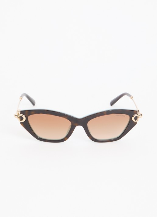 Tiffany & Co. Cat Eye zonnebril TF4231U - detail donkerbruin