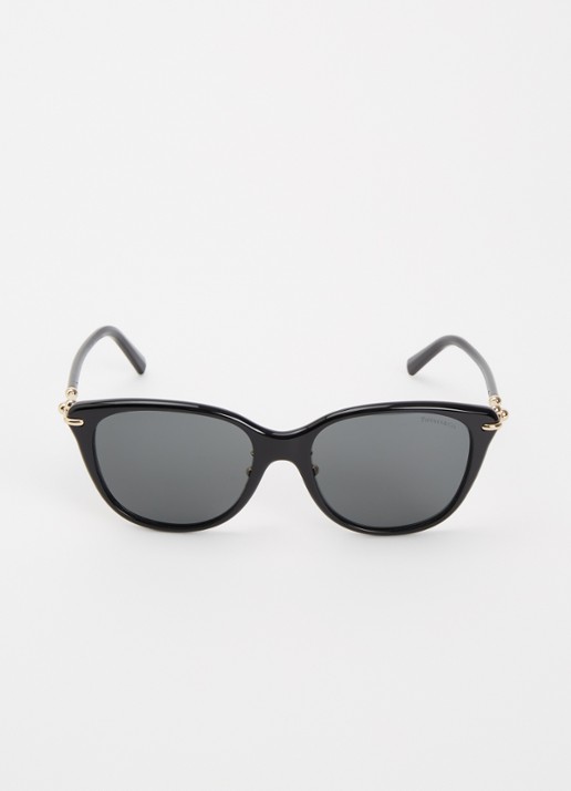 Tiffany & Co. Cat Eye zonnebril TF426F - detail zwart