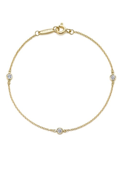 Tiffany & Co. Diamonds by the Yard schakelarmband van 18 karaat geelgoud met diamant 12001