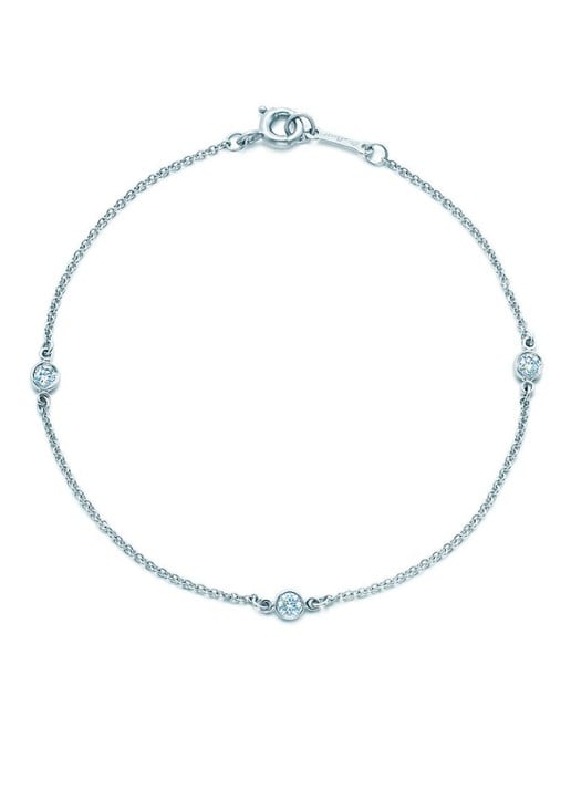 Tiffany & Co. Diamonds by the Yard schakelarmband van platina met diamant 22001