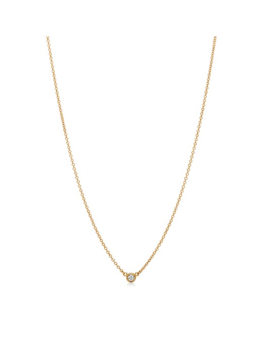 Tiffany & Co. Diamonds by the Yard Single ketting van 18 karaat geelgoud met diamant 18852