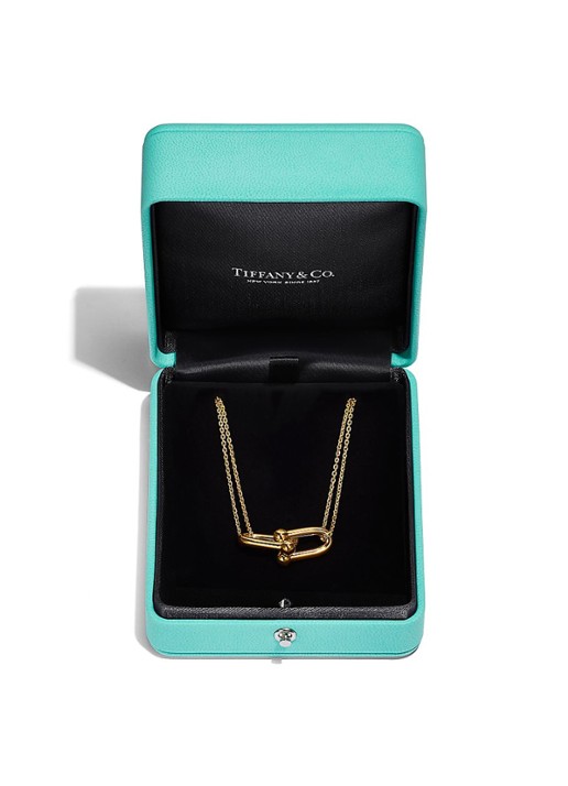 Tiffany & Co. Double Link ketting van 18 karaat geelgoud met hanger 49380 - detail 3 undefined