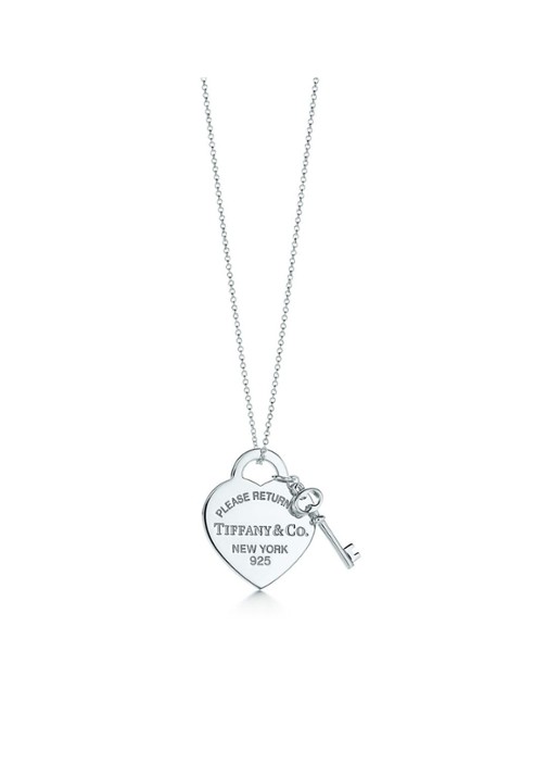 Tiffany & Co. Heart Tag Key Medium ketting van sterling zilver 58407 - voorkant 3 undefined