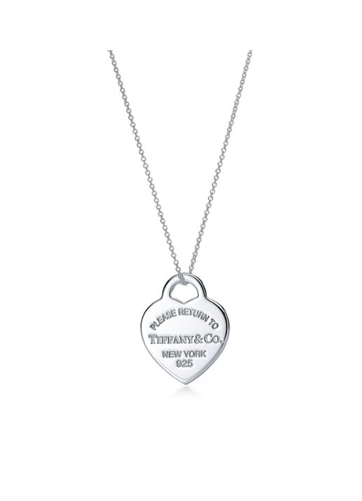 Tiffany & Co. Heart Tag Medium ketting van sterling zilver 67408