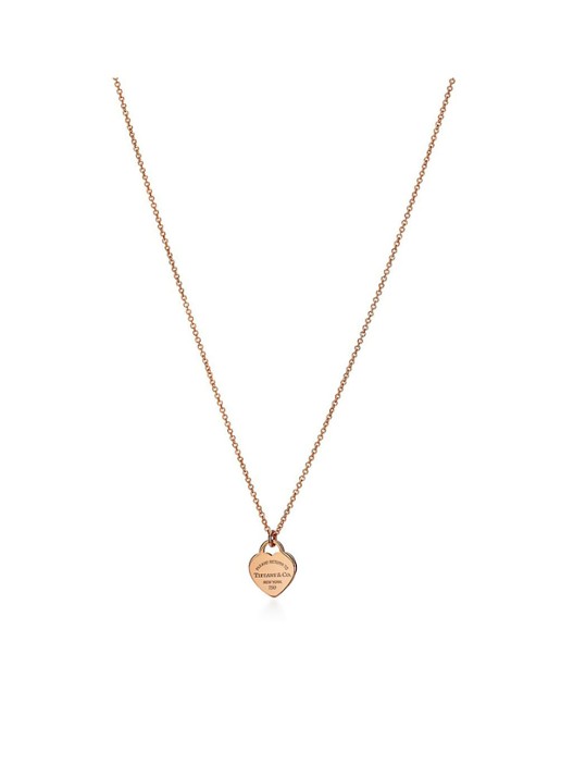 Tiffany & Co. Heart Tag Mini ketting van 18 karaat roségoud 77759