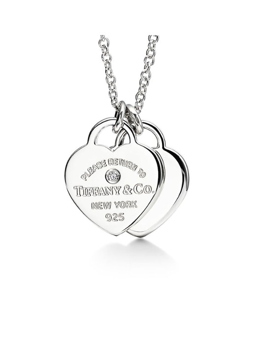 Tiffany & Co. Heart Tag Mini ketting van sterling zilver met diamant 52675 - detail 2 undefined