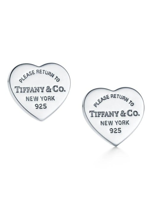 Tiffany & Co. Heart Tag oorknopjes van sterling zilver 47967