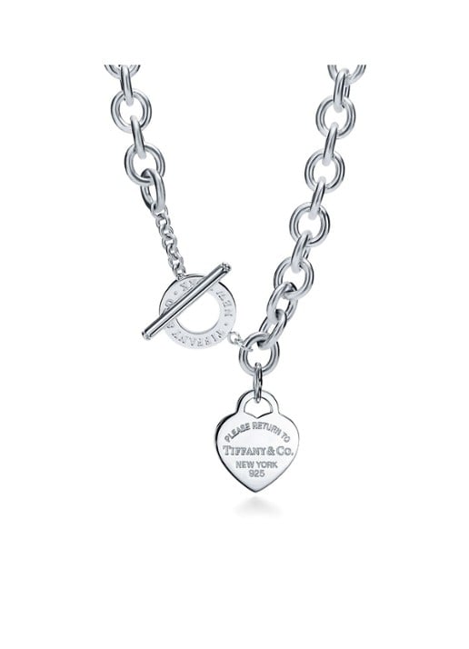 Tiffany & Co. Heart Tag Toggle schakelketting van sterling zilver 47822