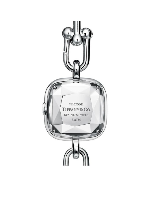 Tiffany & Co. Horloge van sterling zilver met diamant 81249 - achterkant undefined