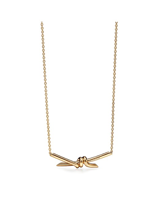 Tiffany & Co. Ketting van 18 karaat geelgoud met hanger 75630 - voorkant 4 undefined
