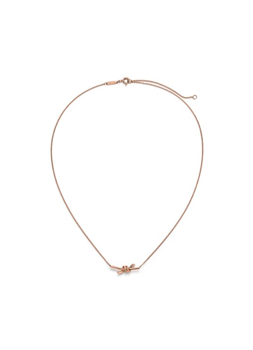 Tiffany & Co. Knot Small ketting van 18 karaat roségoud 84885 - detail 2 undefined