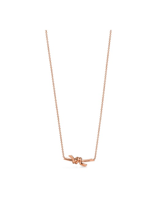 Tiffany & Co. Knot Small ketting van 18 karaat roségoud 84885 - voorkant 7 undefined