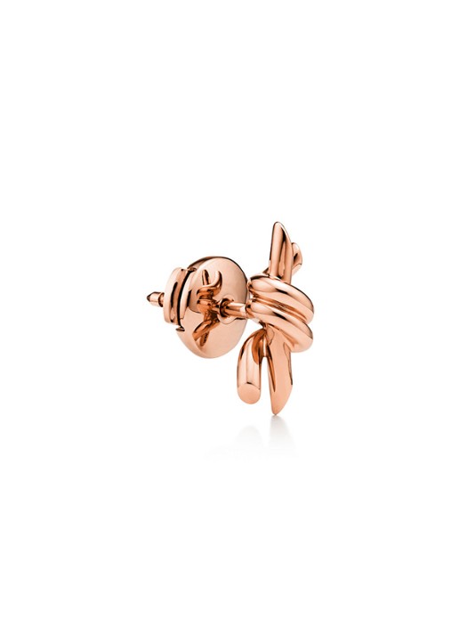 Tiffany & Co. Knot Small oorknopjes van 18 karaat roségoud 84887 - voorkant 5 undefined