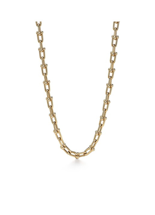Tiffany & Co. Medium Link statementketting van 18 karaat geelgoud 74774