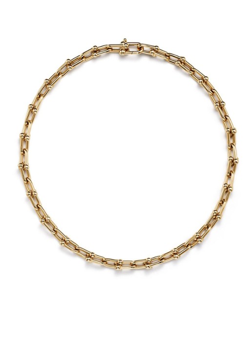 Tiffany & Co. Medium Link statementketting van 18 karaat geelgoud 74774 - voorkant 2 undefined