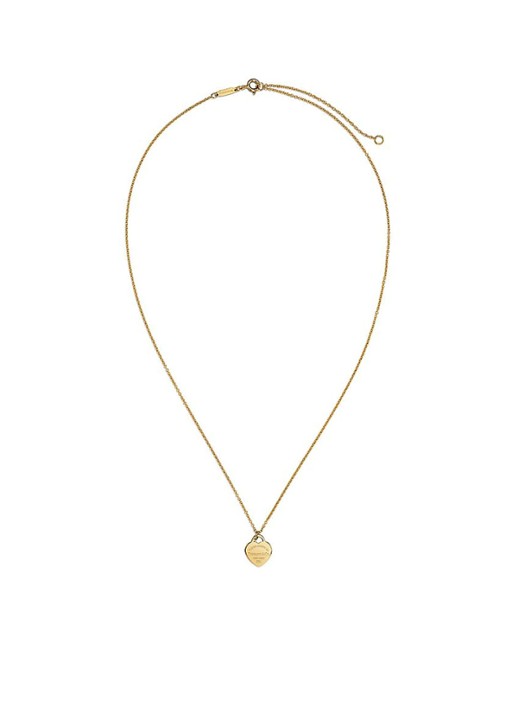 Tiffany & Co. Mini Heart Tag ketting van 18 karaat geelgoud 77761 - voorkant 4 undefined