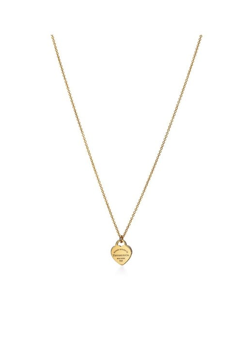 Tiffany & Co. Mini Heart Tag ketting van 18 karaat geelgoud 77761