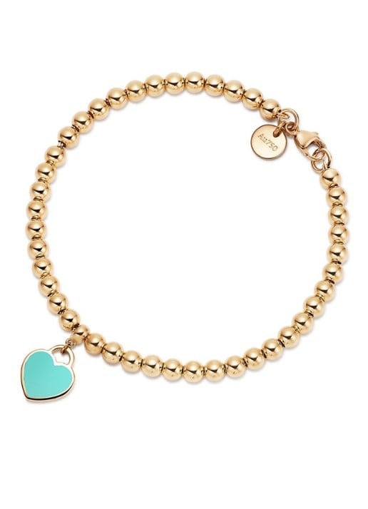 Tiffany & Co. Mini Heart Tag Medium kralenarmband van 18 karaat geelgoud 68442
