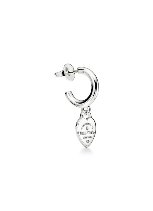Tiffany & Co. Mini oorringen van sterling zilver met diamant 30952 - voorkant 5 undefined