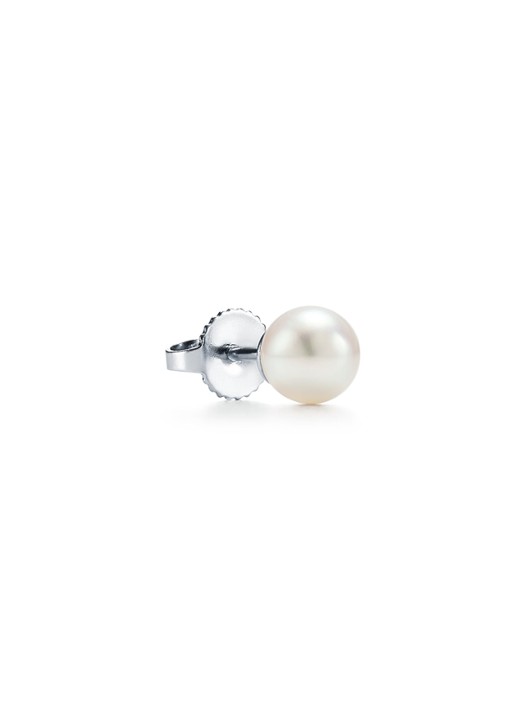 Tiffany & Co. Oorbellen van 18 karaat witgoud met Akoya parel 41232 - voorkant 4 undefined