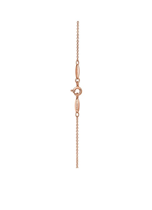 Tiffany & Co. Open Heart ketting van 18 karaat roségoud met diamant, 11 mm 70610 - detail 2 undefined