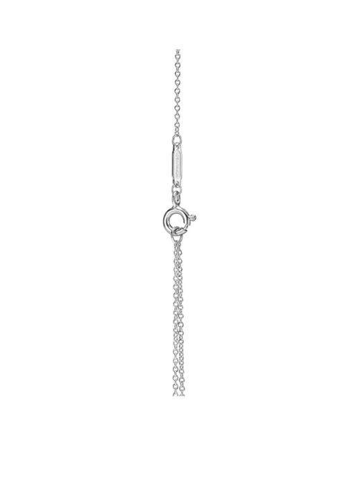 Tiffany & Co. Red Double Heart Tag Mini ketting van sterling zilver met diamant 52956 - detail 3 undefined