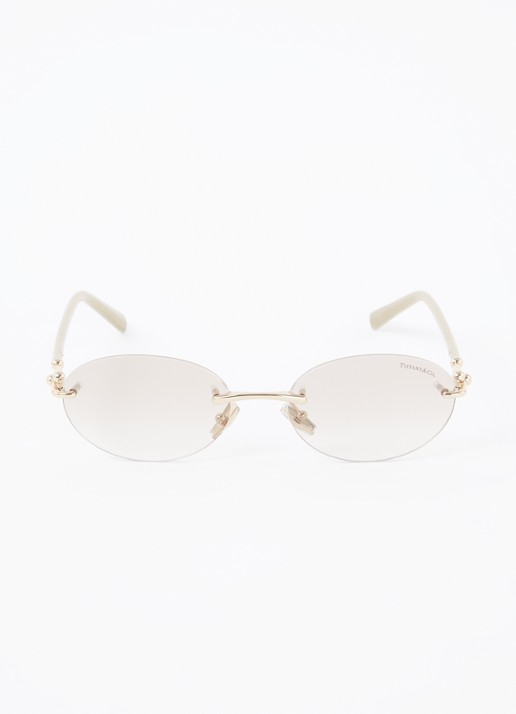 Tiffany & Co. Retro zonnebril TF3104D - detail zand