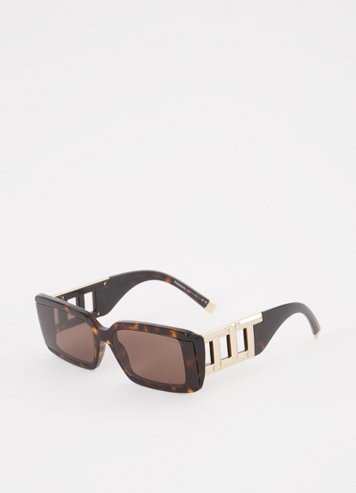 Tiffany & Co. Retro zonnebril TF4197 - voorkant 4 bruin