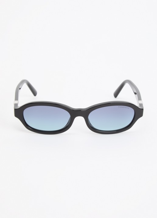 Tiffany & Co. Retro zonnebril TF4270U - detail 2 zwart