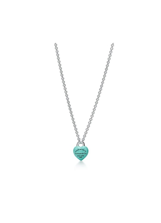 Tiffany & Co. Return to Tiffany® Full Heart ketting van sterling zilver met Tiffany Blue® 84605