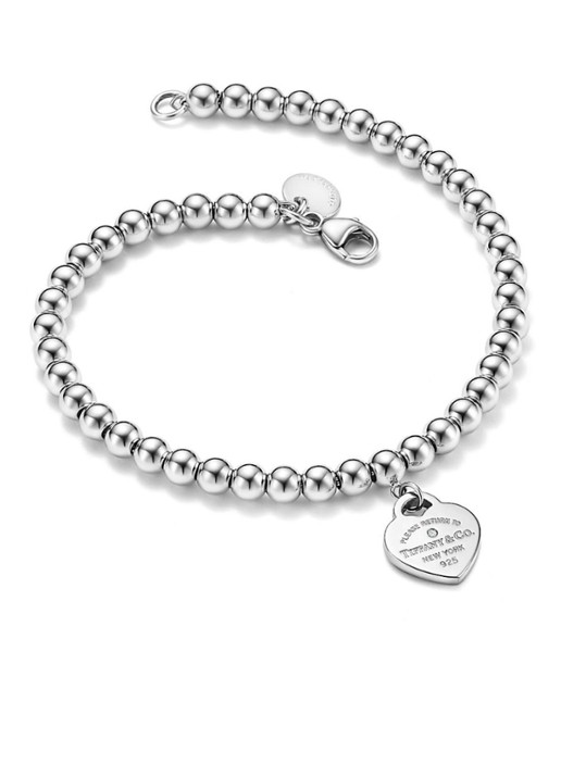 Tiffany & Co. Return to Tiffany™ Heart Tag armband van sterling zilver met diamant 18466 - detail 4 undefined