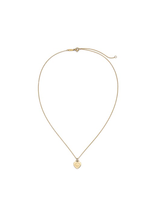 Tiffany & Co. Return to Tiffany™ Mini Heart Tag ketting van 18 karaat geelgoud met diamant 84380 - detail 5 undefined